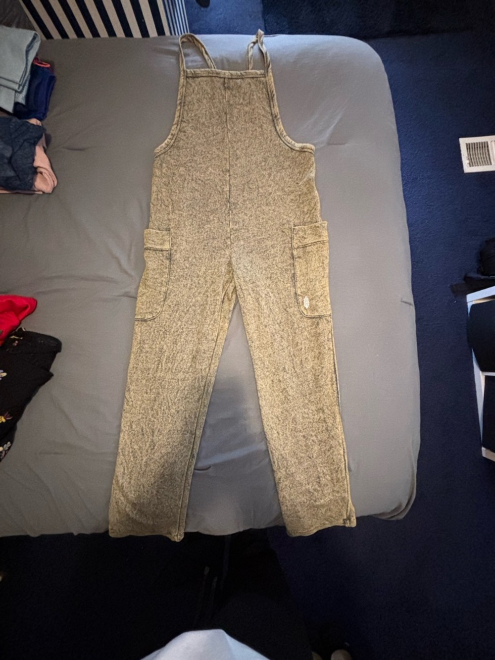 FP Movement by Free People Tan Heathered Overalls Jumpsuit - Picture 9 of 16